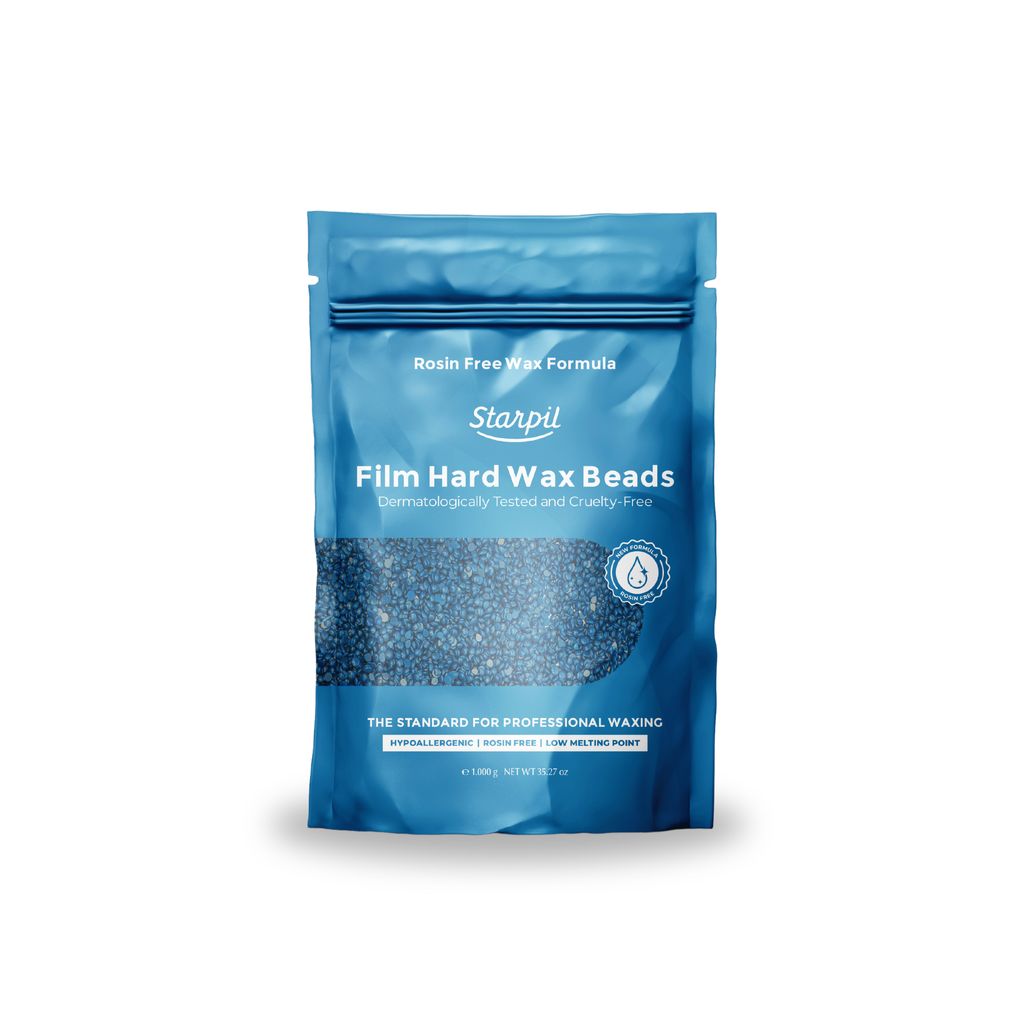 NEW Blue Film Hard Wax Beads - Rosin Free (1lb - 30lb)