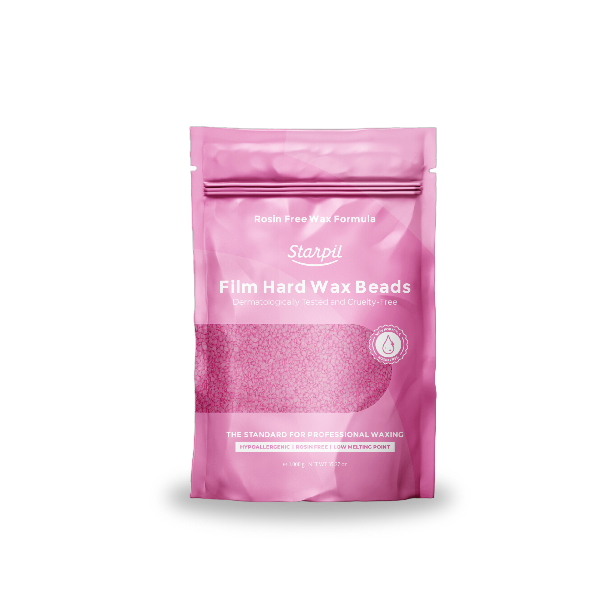 NEW Pink Film Hard Wax Beads - Rosin Free (1lb - 30lb)