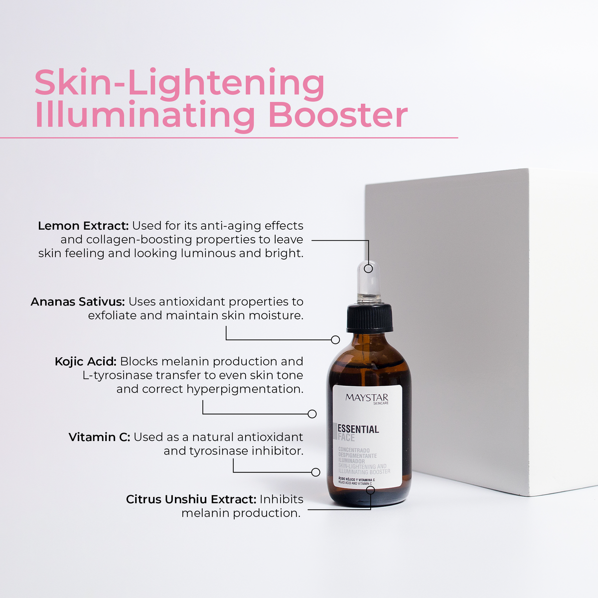 Skin Lightening & Illuminating Booster - Maystar Essential | Starpil Wax